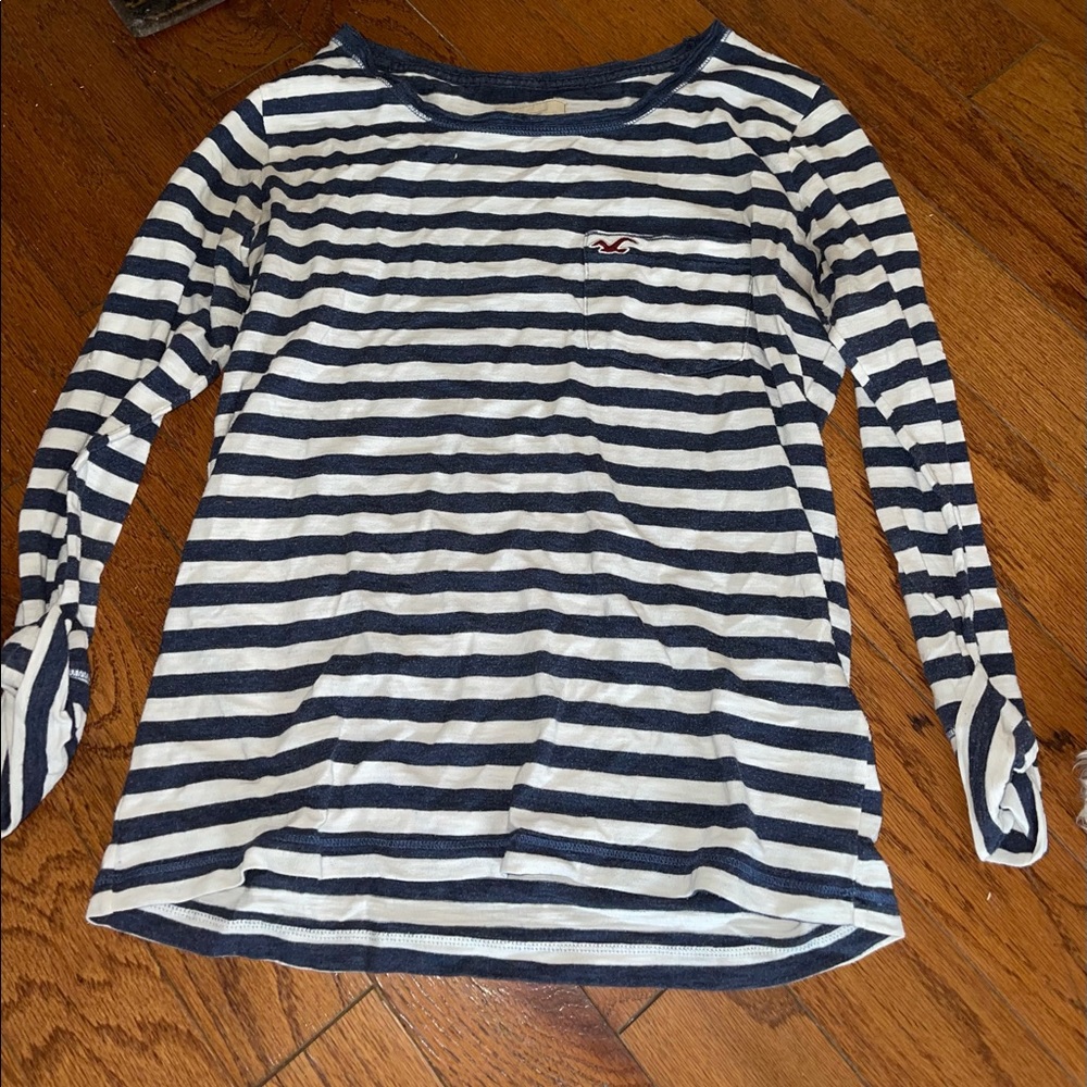 Stripped Hollister Long Sleeve Shirt